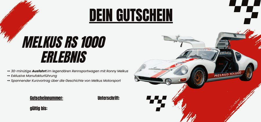MELKUS RS1000 Erlebnis – Gutschein